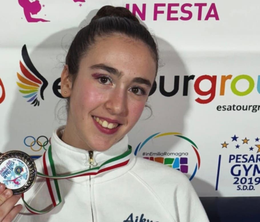 Campofranco. Viola Di Gesù conquista il terzo posto alla “Rimini Ginnastica in Festa – Winter Edition 2025”