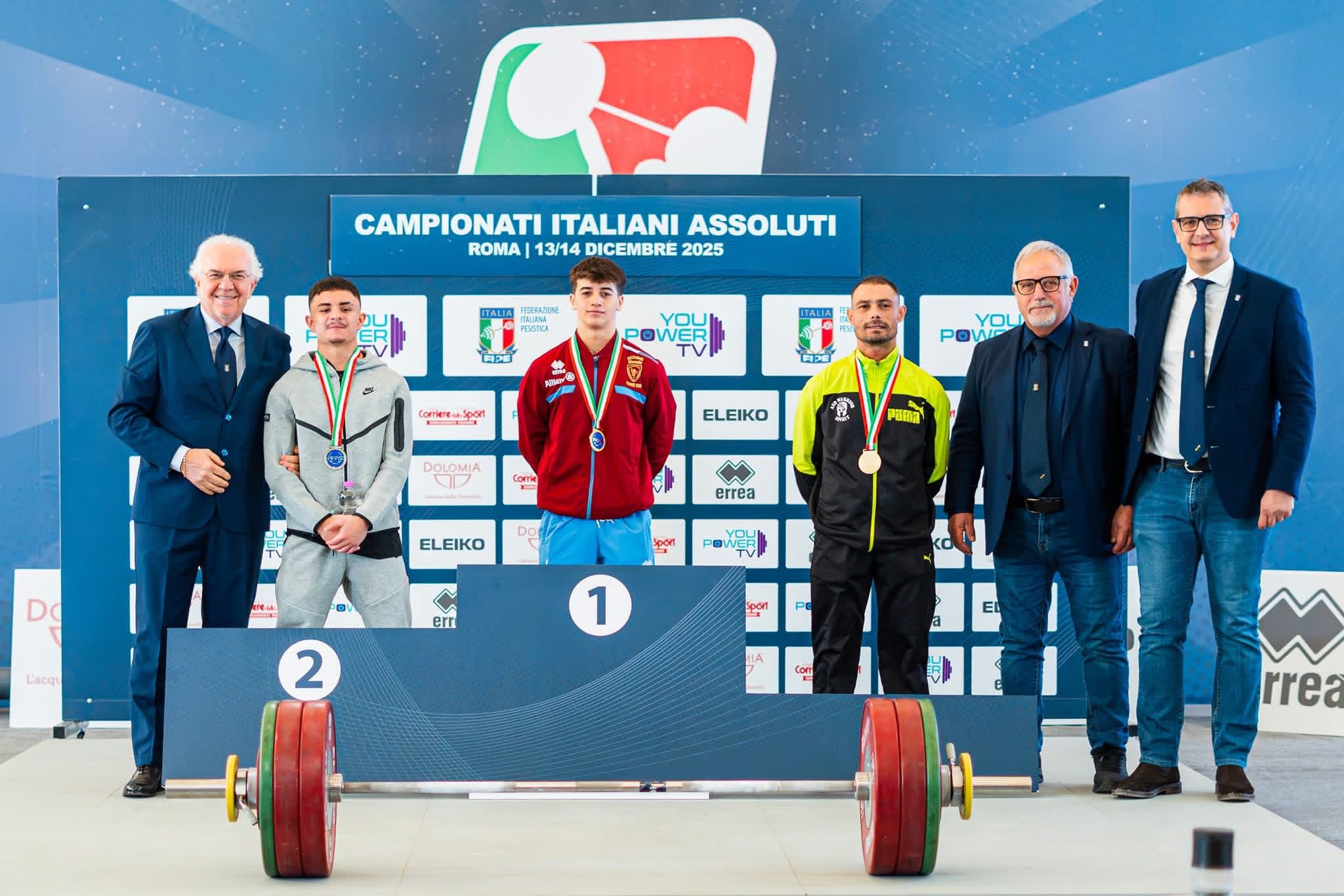 Ai campionati italiani di pesistica a Roma brillanti risultati per la sezione giovanile delle Fiamme oro