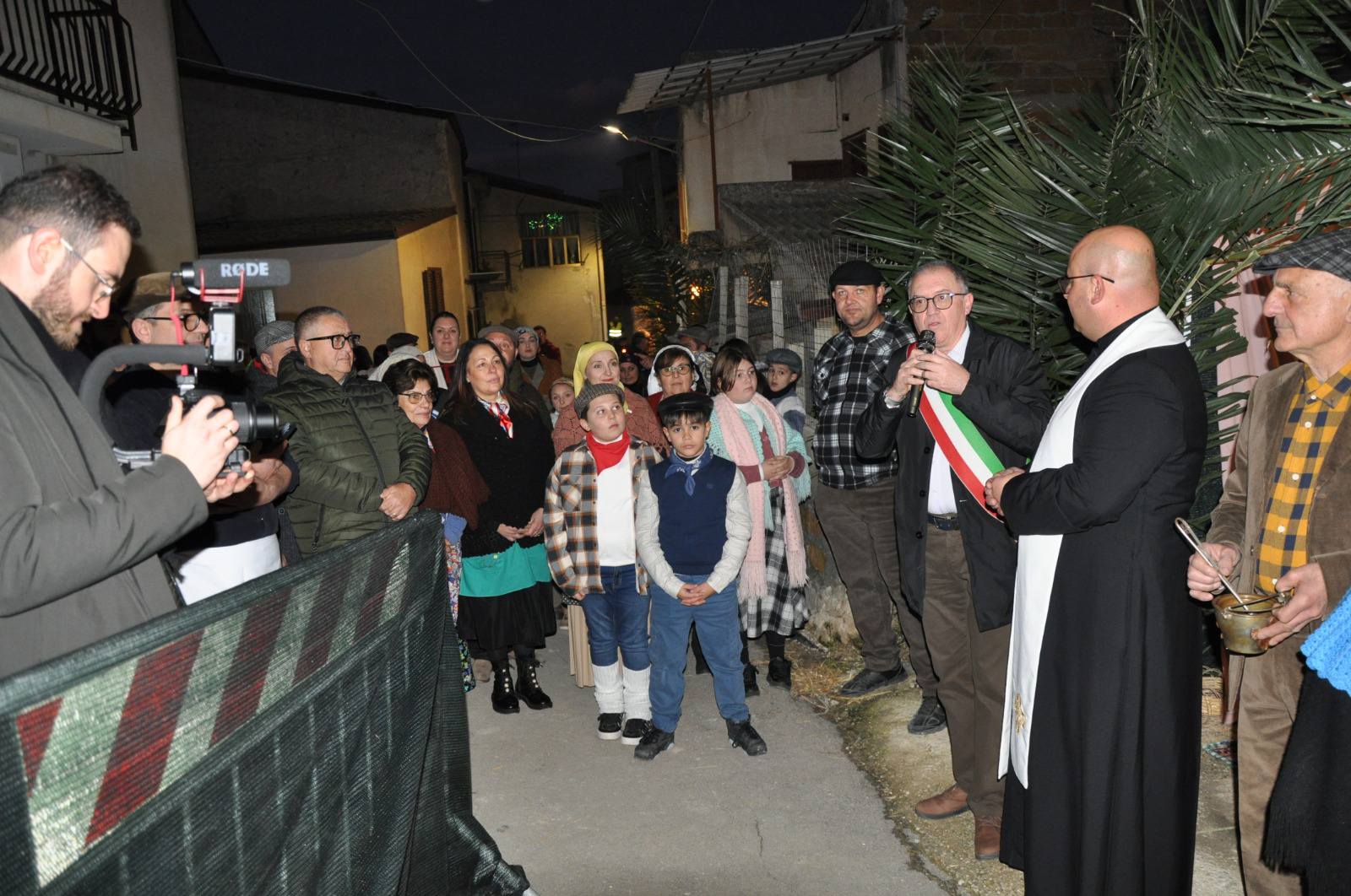 Milena, inaugurata Prima edizione Presepe Vivente