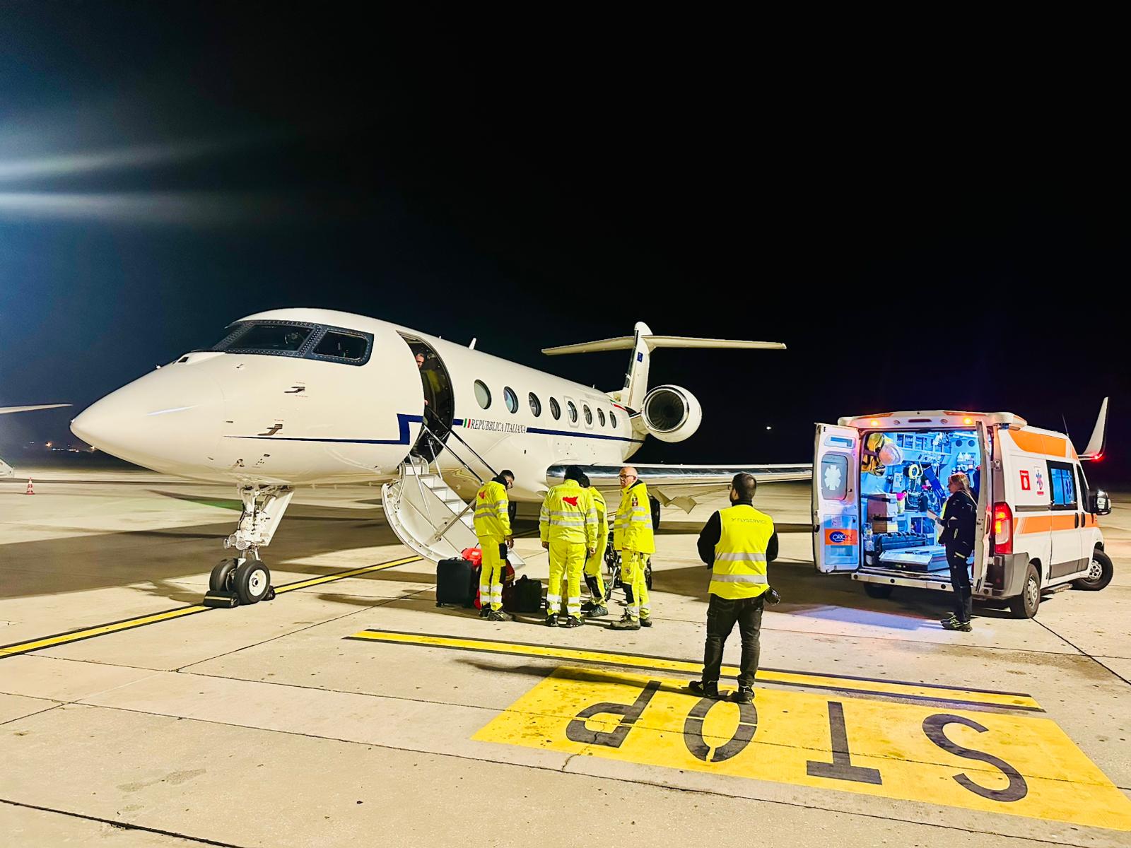 Aeronautica Militare, trasporto sanitario d’urgenza da Pantelleria a Palermo per un uomo