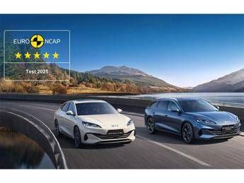 BYD SEAL 6 DM-i e TOURING ottengono le cinque stelle Euro NCAP