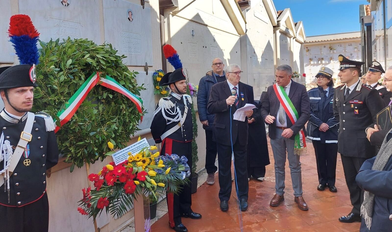 Acquaviva Platani, celebrata la commemorazione del Carabiniere Giuseppe Plado Mosca: medaglia d’oro al valor militare “alla memoria”