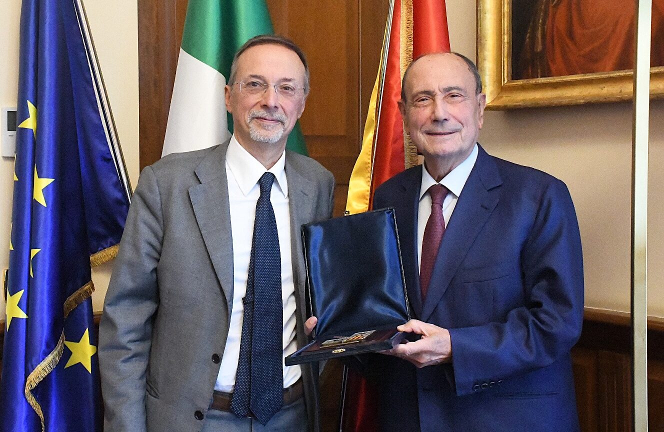 Palazzo d’Orléans, Schifani riceve il nuovo direttore dei Vigili del fuoco Sicilia