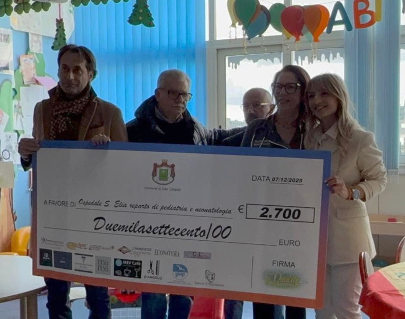 San Cataldo, iniziativa di beneficenza “Piccoli cuori, grandi sogni”: doni e sorrisi ai piccoli ricoverati al reparto di pediatria del Sant’Elia di Caltanissetta