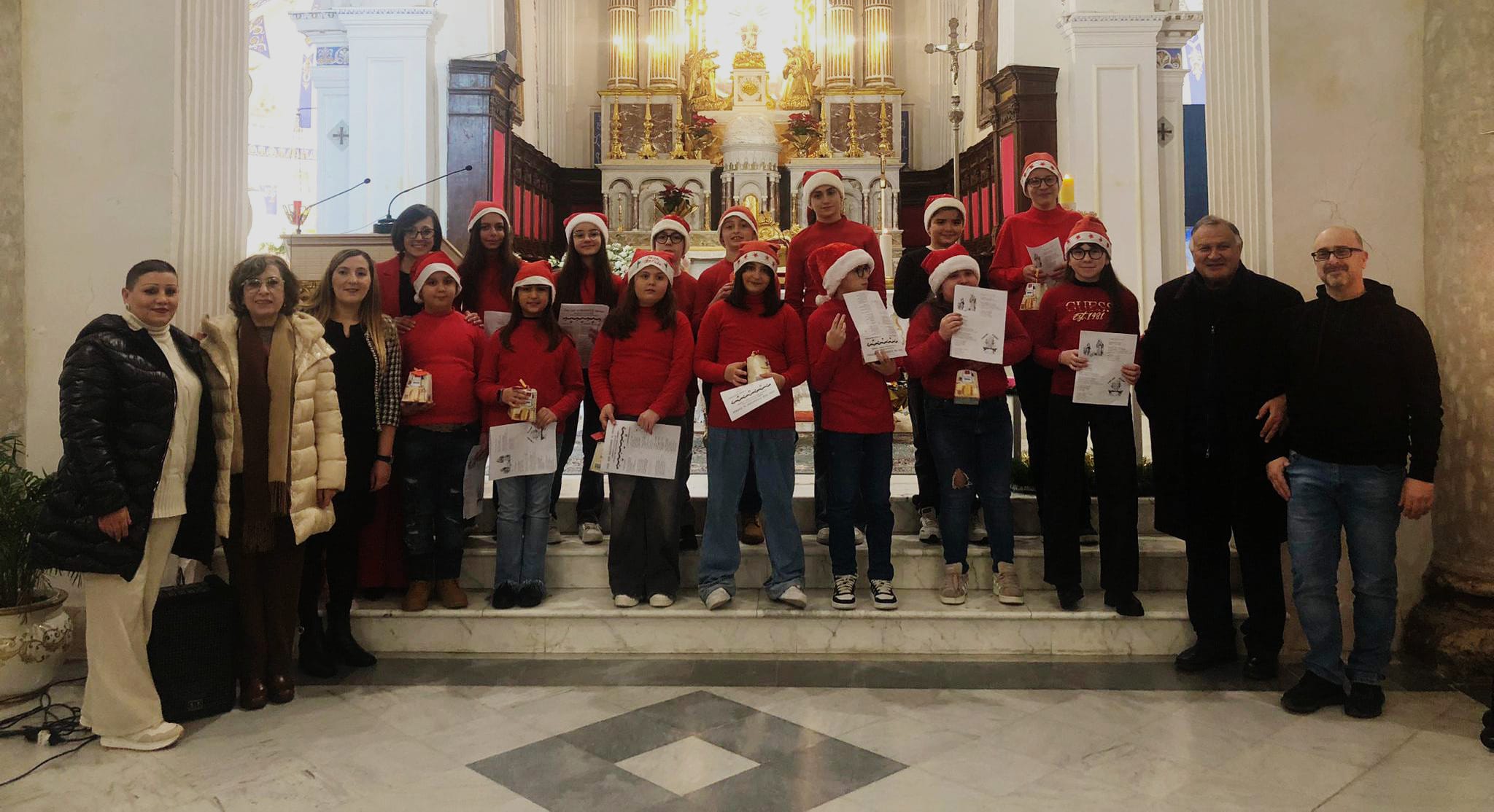 Mussomeli, successo del Concerto “Voci che accendono il Natale” del Coro dei Bambini della Madrice