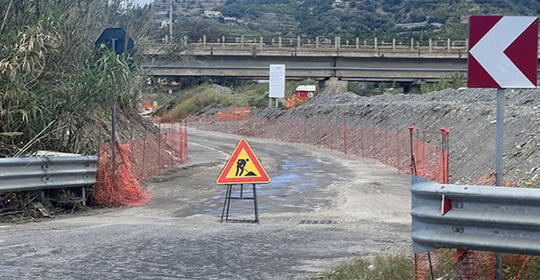 Sant’Alessio Siculo: lavori al ponte Agrò, dal 15 al 19 dicembre chiusura notturna della SP12
