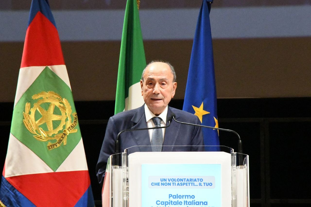 Palermo Capitale del Volontariato, Schifani: «Terzo settore è una ricchezza italiana»