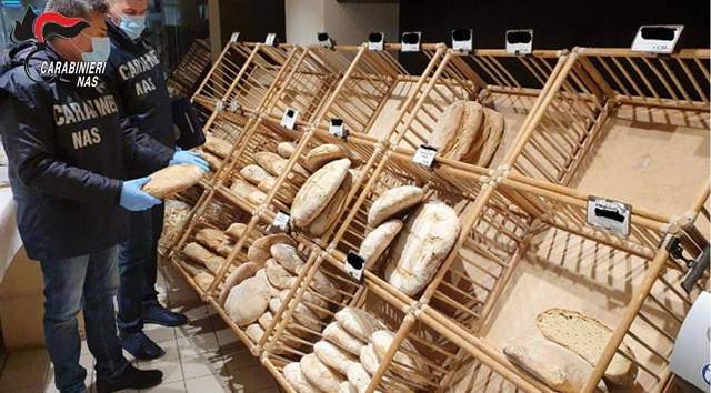 Nas Carabinieri Ragusa: chiuso un panificio nel Nisseno per irregolarità igienico-sanitarie e strutturali