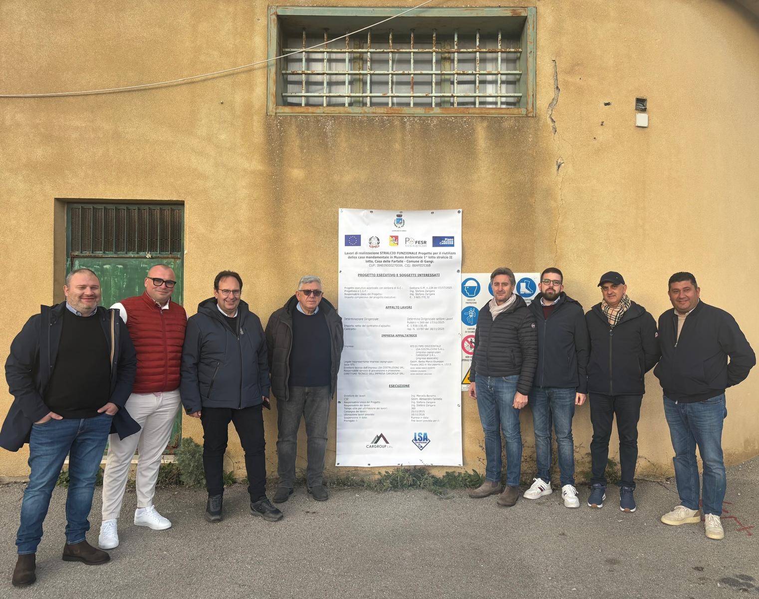 Gangi, al via i lavori per la realizzazione della casa delle farfalle