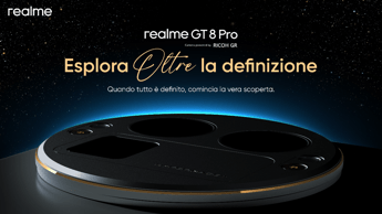 realme GT 8 Pro: debutta il “Vero Flagship” tra potenza AI, lente RICOH GR e design modulare
