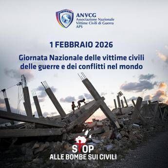 Anvcg e Anci, l’Italia si illumina di blu per chiedere stop alle bombe sui civili