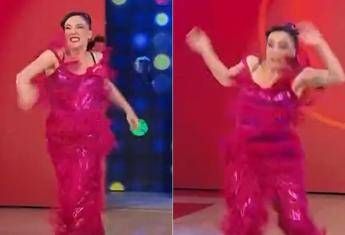 Bella Ma’, Pamela Petrarolo entra in studio e cade