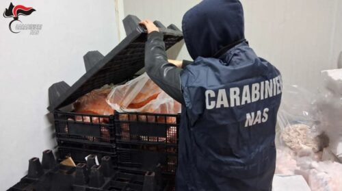 Sequestrati dai carabinieri del NAS di Catania 350 kg di prodotti in cattivo stato di conservazione