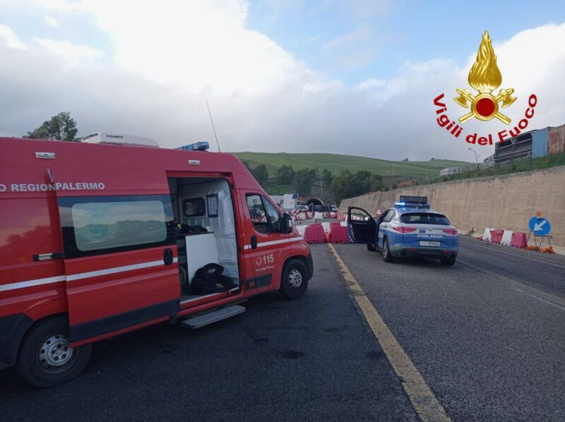 A19, sospetta fuga di gas all’altezza della Galleria Tremonzelli: autostrada riaperta due ore dopo