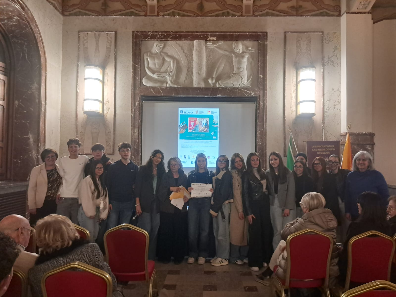 Caltanissetta. La 3C del Liceo Scientifico “Volta” premiata al Concorso Archeologico Nisseno intitolato a “Nino Anzelmo” e “Letterio Zirilli”
