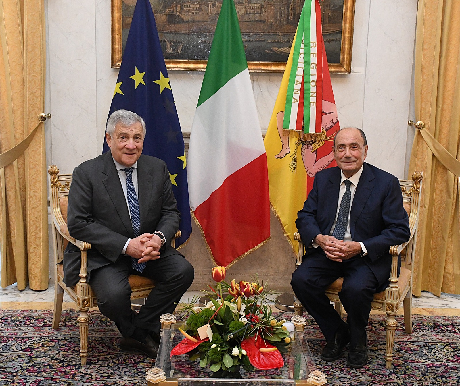 Maltempo, lunedì 2 febbraio Schifani riceve Tajani con delegazione Farnesina a Palazzo d’Orléans