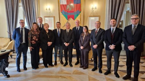 Caltanissetta, il nuovo Questore Marco Giambra in visita al Comune