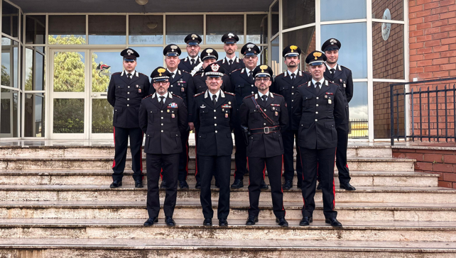 Il Generale di Divisone Ubaldo del Monaco in visita al Reparto Territoriale Carabinieri di Gela e alla Stazione di Riesi