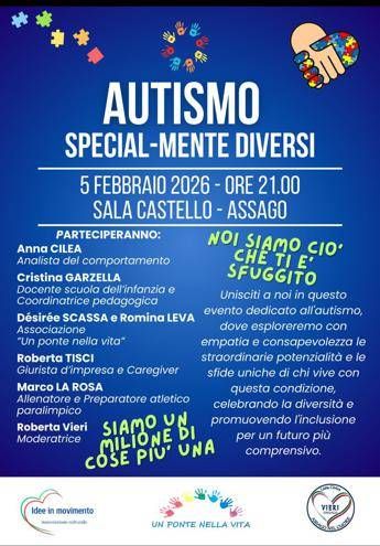 Specialmente diversi, focus sull’autismo ad Assago. “Costruiamo una comunità inclusiva”