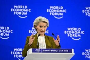 Von der Leyen a Davos: “Costruire indipendenza Europa. Groenlandia? Risposta Ue a Usa sarà decisa”