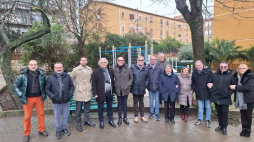 Caltanissetta, una palestra all’aperto in via Luigi Rizzo: uno spazio libero per favorire la socialità tra i giovani