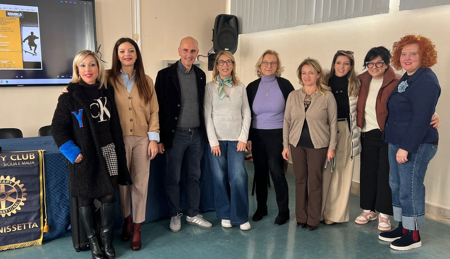 Caltanissetta, alunni dell’Istituto Galilei-Di Rocco partecipano all’incontro informativo del Rotary Club Service sul “Progetto Scialla”