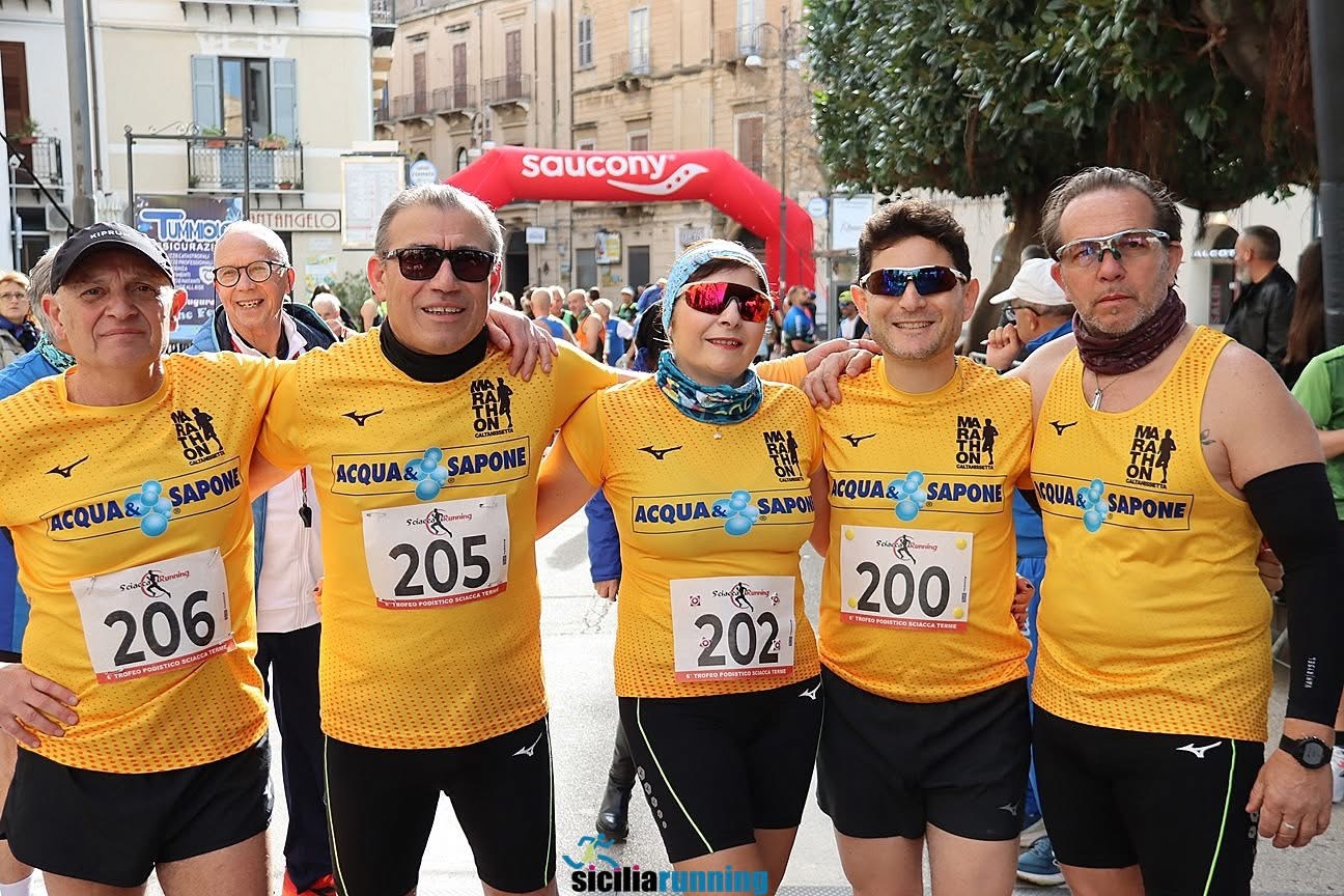 Podismo, successo per il 6° Trofeo Sciacca Terme: bene la Marathon Caltanissetta