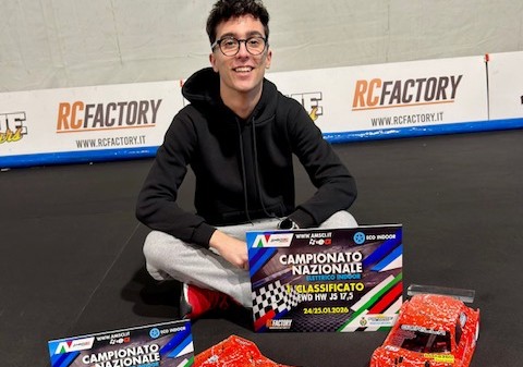 Al campionato di Modellismo radiocomandato elettrico vittoria per il nisseno Michelle Giangreco che si laurea Campione d’Italia