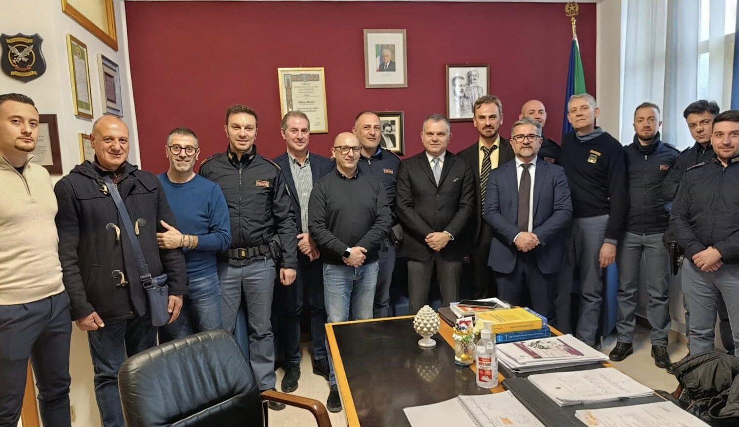 Visita del Questore di Enna al Commissariato di Pubblica Sicurezza di Piazza Armerina