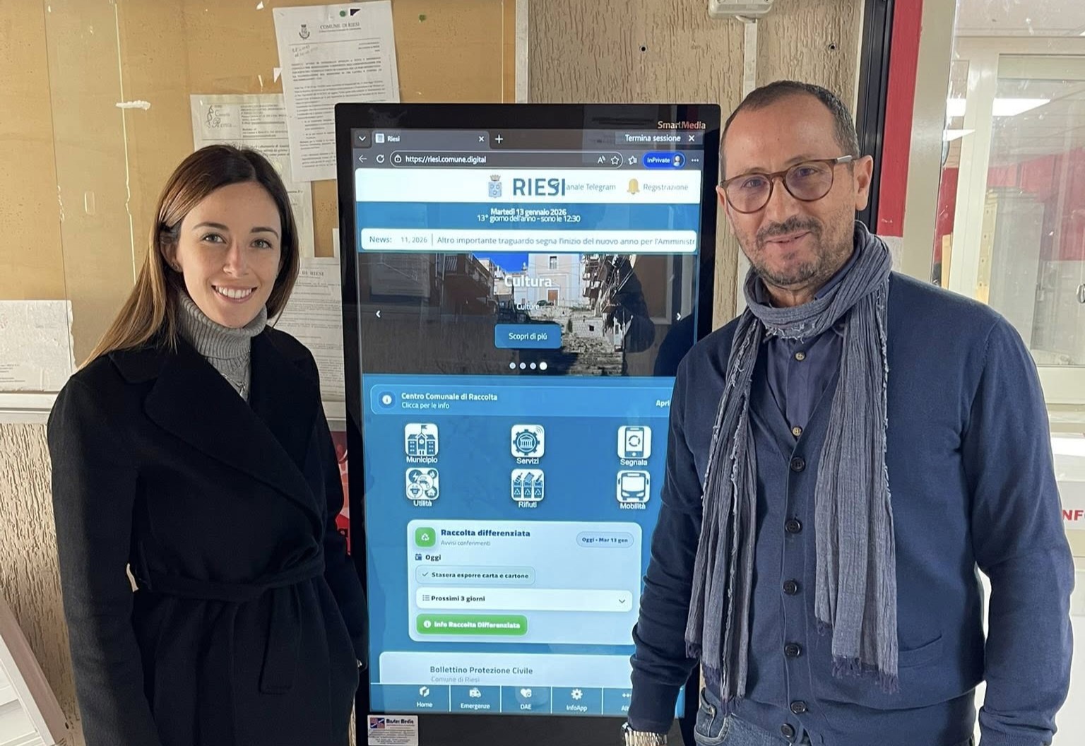 Riesi. Totem digitali interattivi: il Comune investe sull’innovazione grazie ai fondi PNRR