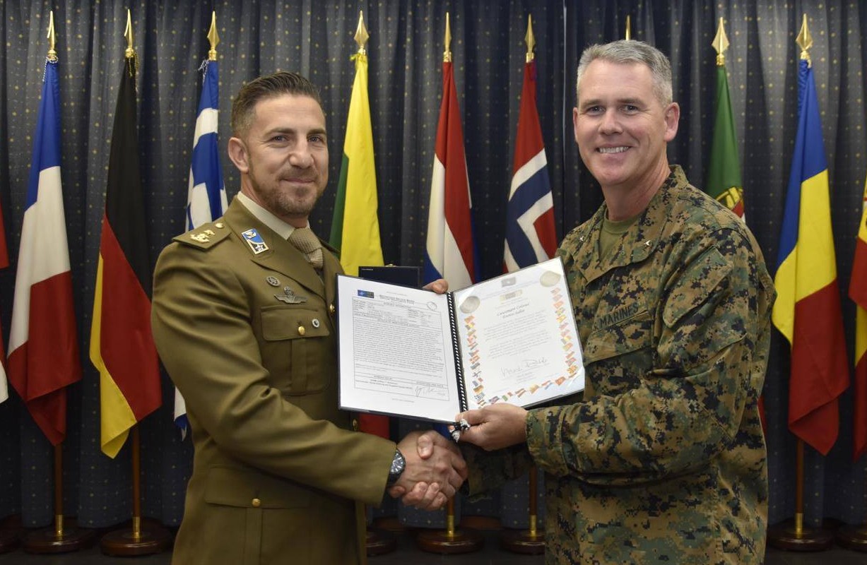 Montedoro. Al tenente colonnello Enrico Salvo conferita la Meritorious Service Medal della NATO: i complimenti del sindaco