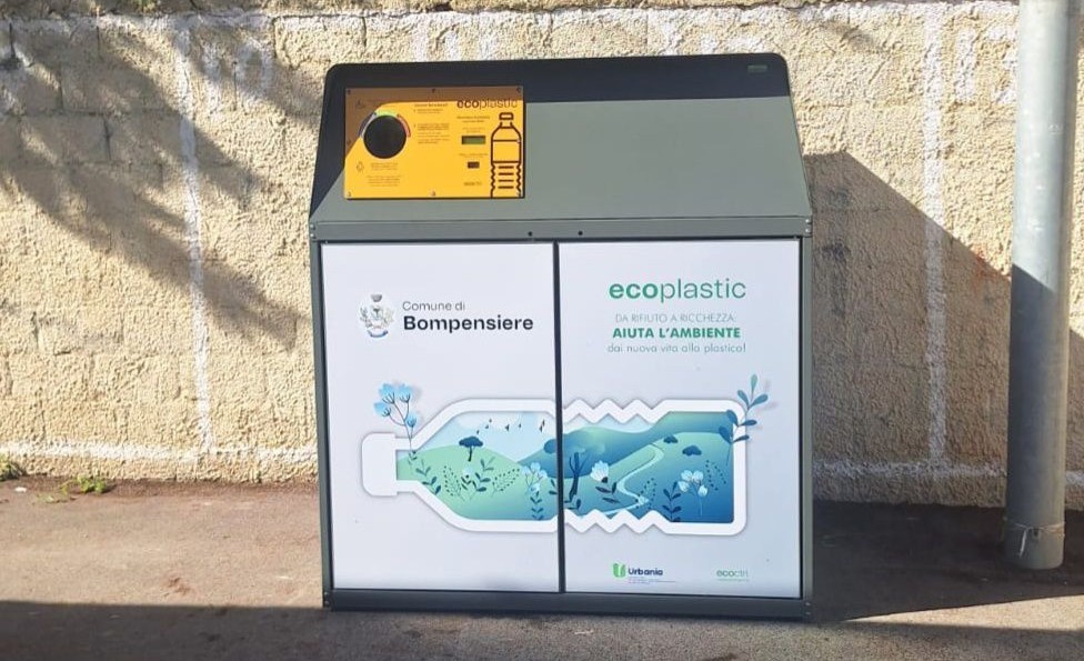 Bompensiere. Installato il mangiaplastica per un paese al passo con la sostenibilità ambientale