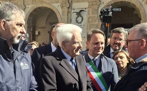 Il presidente Mattarella: “Ci siamo e stiamo lavorando per Niscemi”