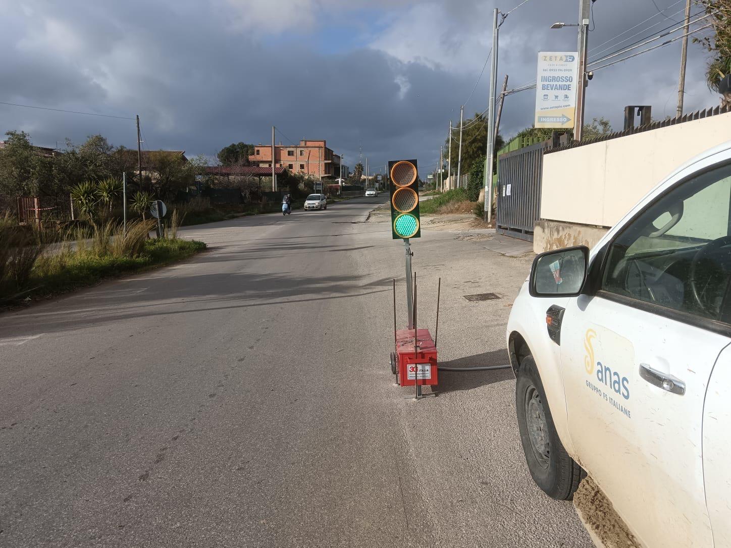 Niscemi. Conferito all’Anas sistema monitoraggio con impianto semaforico sulla Sp11 in corrispondenza della frana