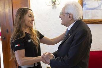 Mattarella a Cortina, l’incontro con Sofia Goggia e la telefonata con Arianna Fontana