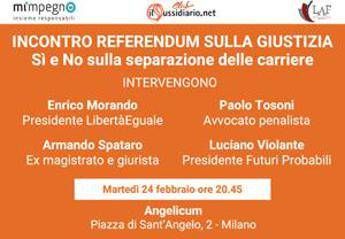 Referendum: ‘IlSussidiario.net’, domani incontro a Milano su ‘Capire per Scegliere’