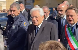 Niscemi, il presidente Mattarella: “Sono qui perché il sostegno si mantenga alto”