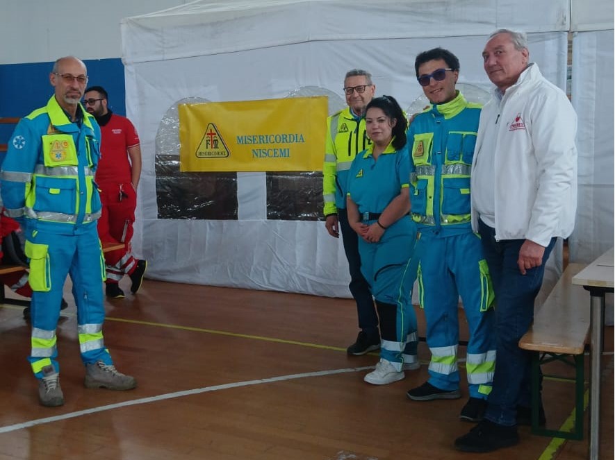 Mussomeli, volontari “Fratres” e “Misericordia” raggiungono Niscemi