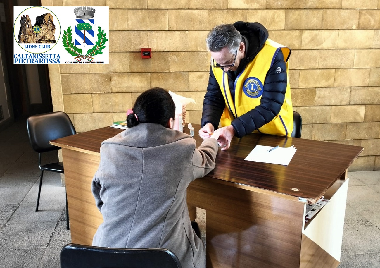 Lions Club Caltanissetta Pietrarossa: screening sanitari a Bompensiere