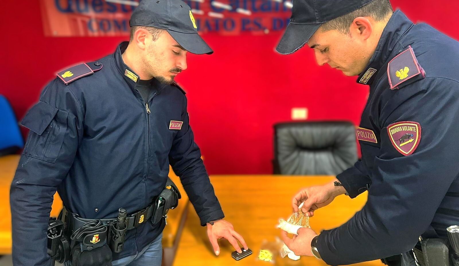 Controlli antidroga della polizia nel Nisseno: un arresto, due denunciati e sequestri