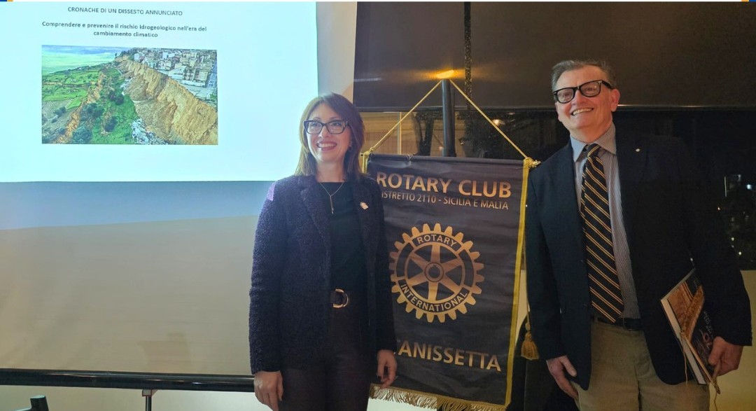 Caltanissetta. Formazione e informazione per i soci del Rotary Club sul tema legato al rischio idrogeologico