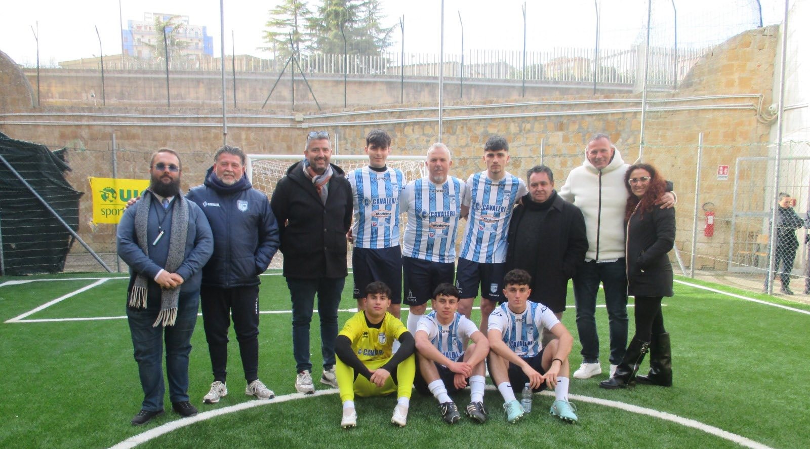 Il Serradifalco Calcio ha partecipato all’inaugurazione del nuovo campo nella Casa Circondariale di Caltanissetta
