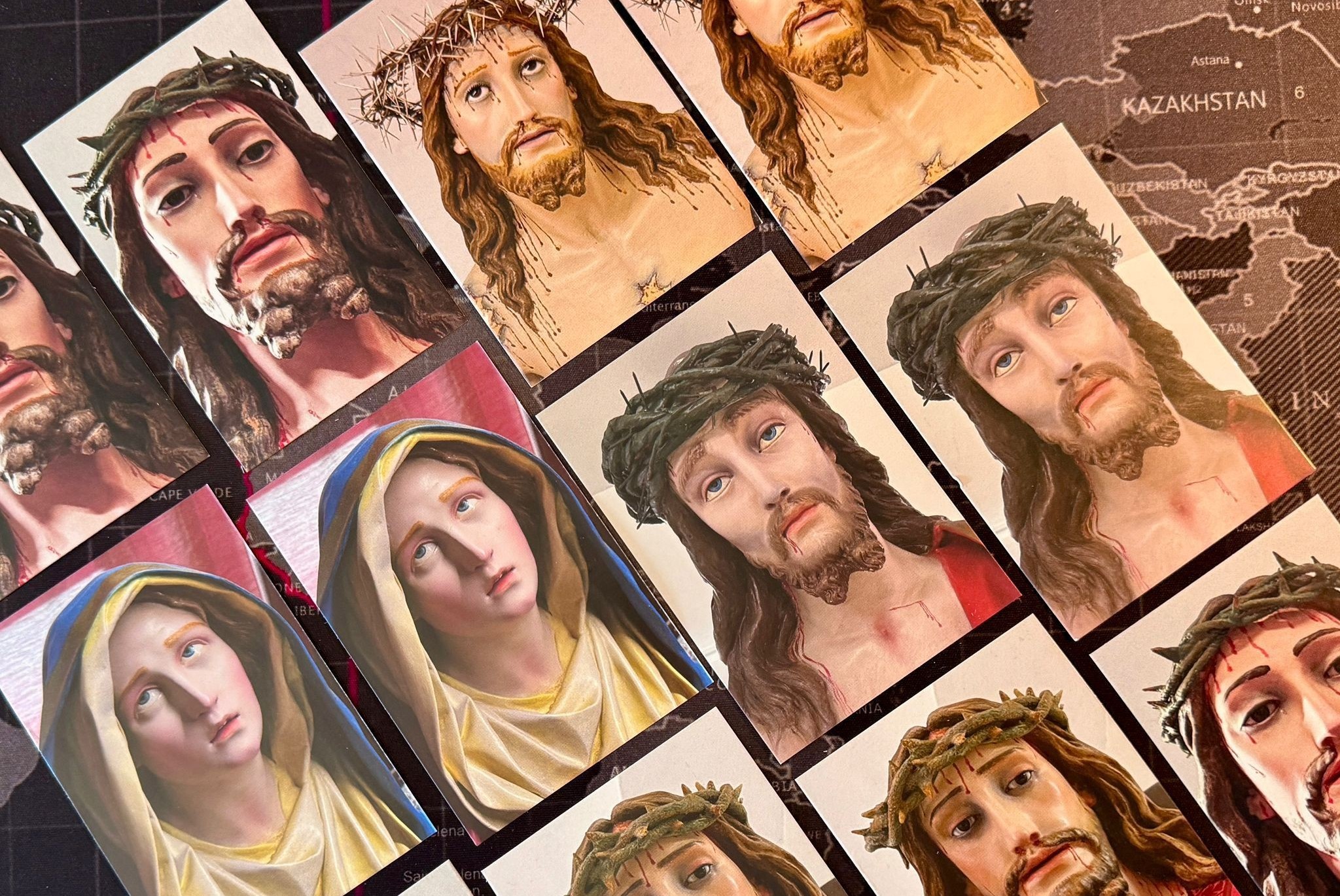 San Cataldo. L’associazione Giuseppe Amico Medico per la Settimana Santa donerà 5 “estampas” con i volti di Cristo e della Vergine