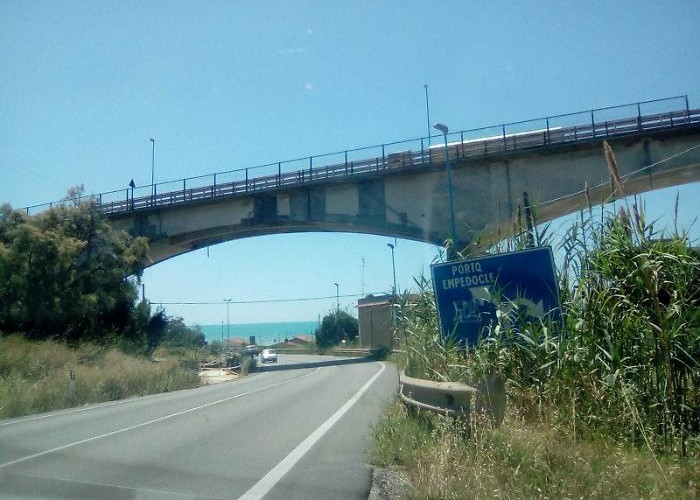 Sicilia Anas. Per lavori lungo la SS 115 “Sud Occidentale Sicula”, temporanea chiusura del viadotto Re di Porto Empedocle