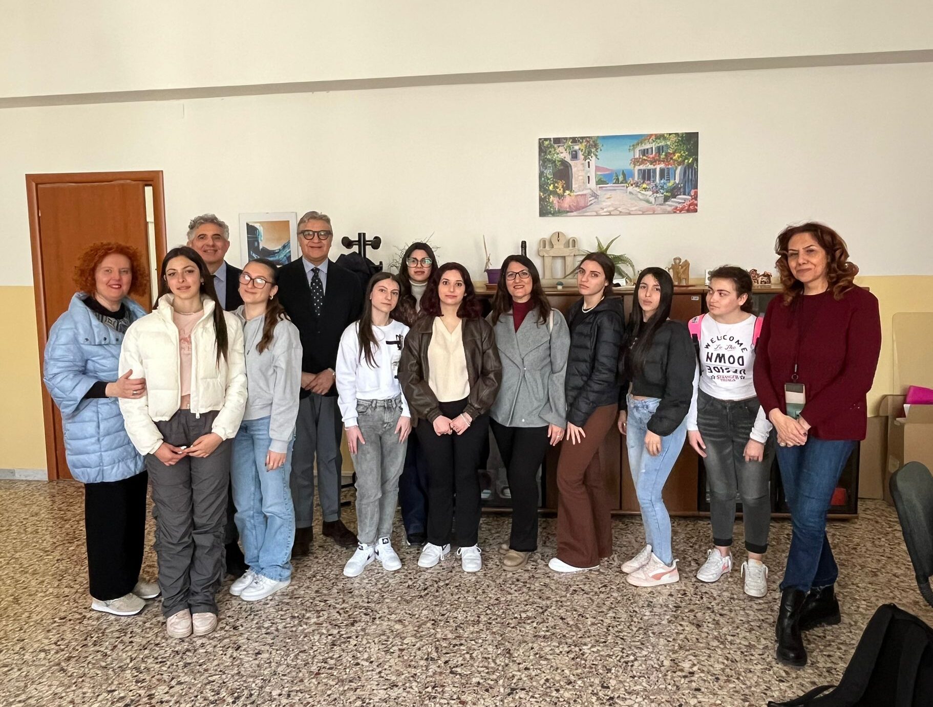 Caltanissetta, alunne dell’Istituto “Galilei-Di Rocco” visitano la Direzione VII delle Politiche Sociali