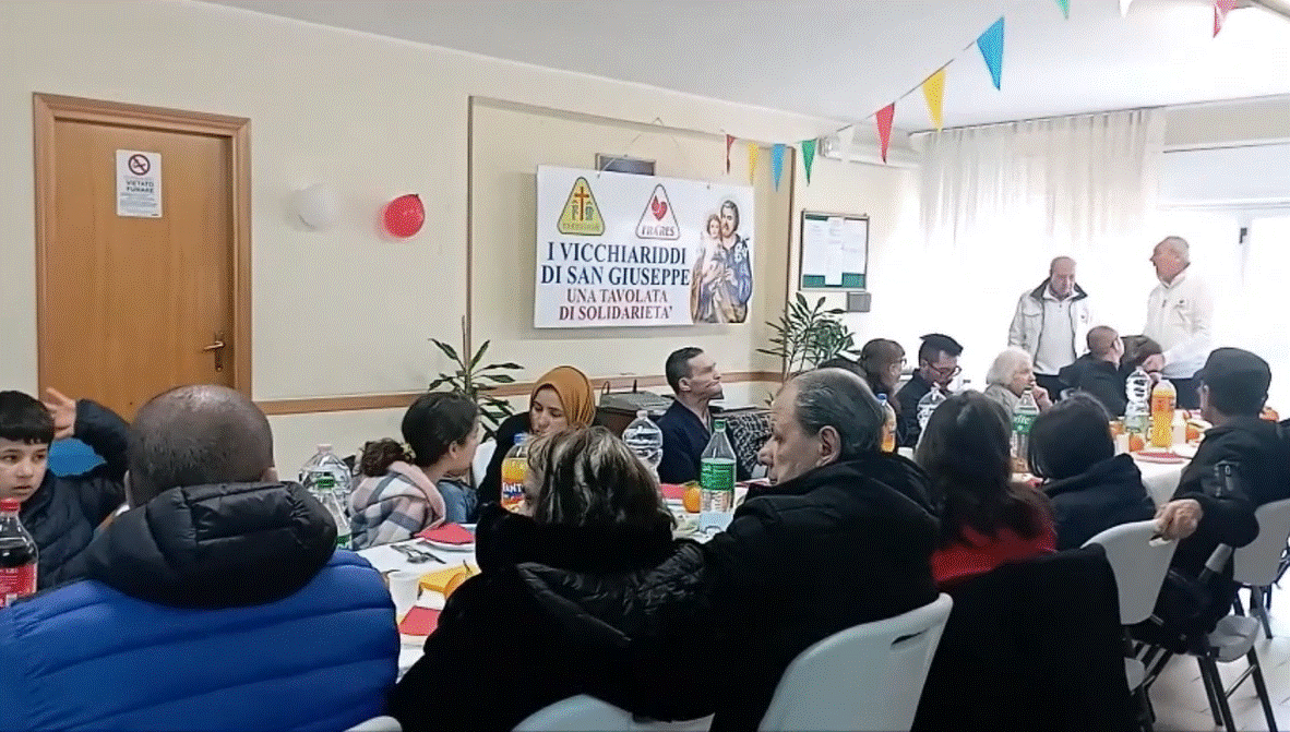 Mussomeli, presidente “Fratres” di Niscemi presente alla “Tavolata di San Giuseppe”.