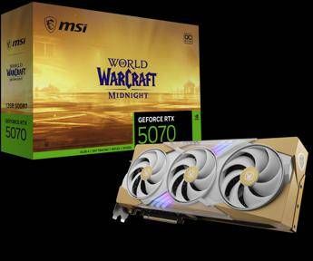 MSI presenta la serie limitata RTX 5070 dedicata a World of Warcraft