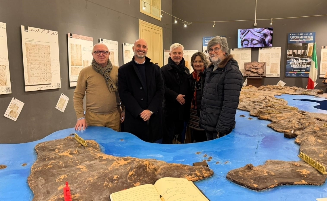 Il presidente del Tribunale di Ragusa Pitarresi in visita al Museo del Cioccolato di Modica