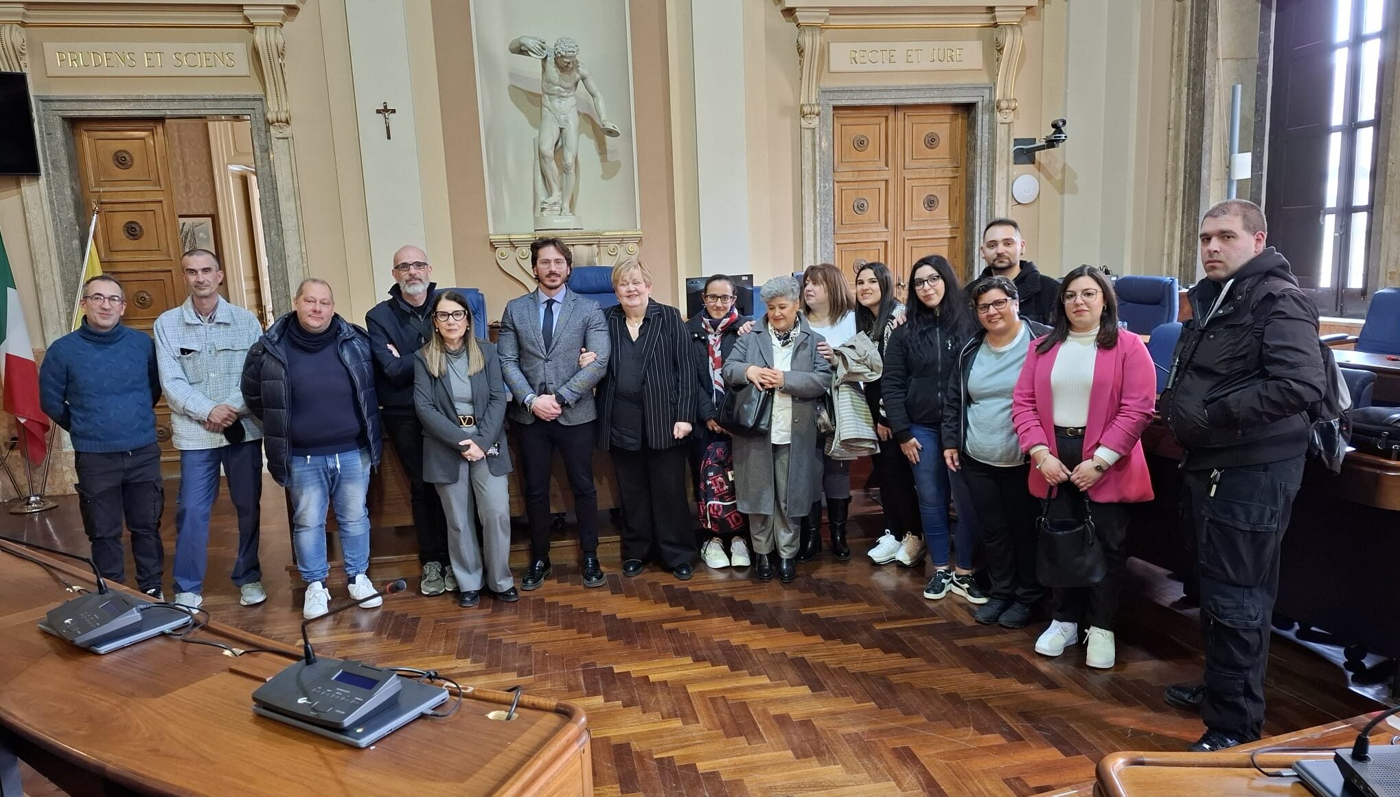Caltanissetta, gli allievi del corso “Addetto Amministrativo Segretariale” del Foreip in visita al Comune