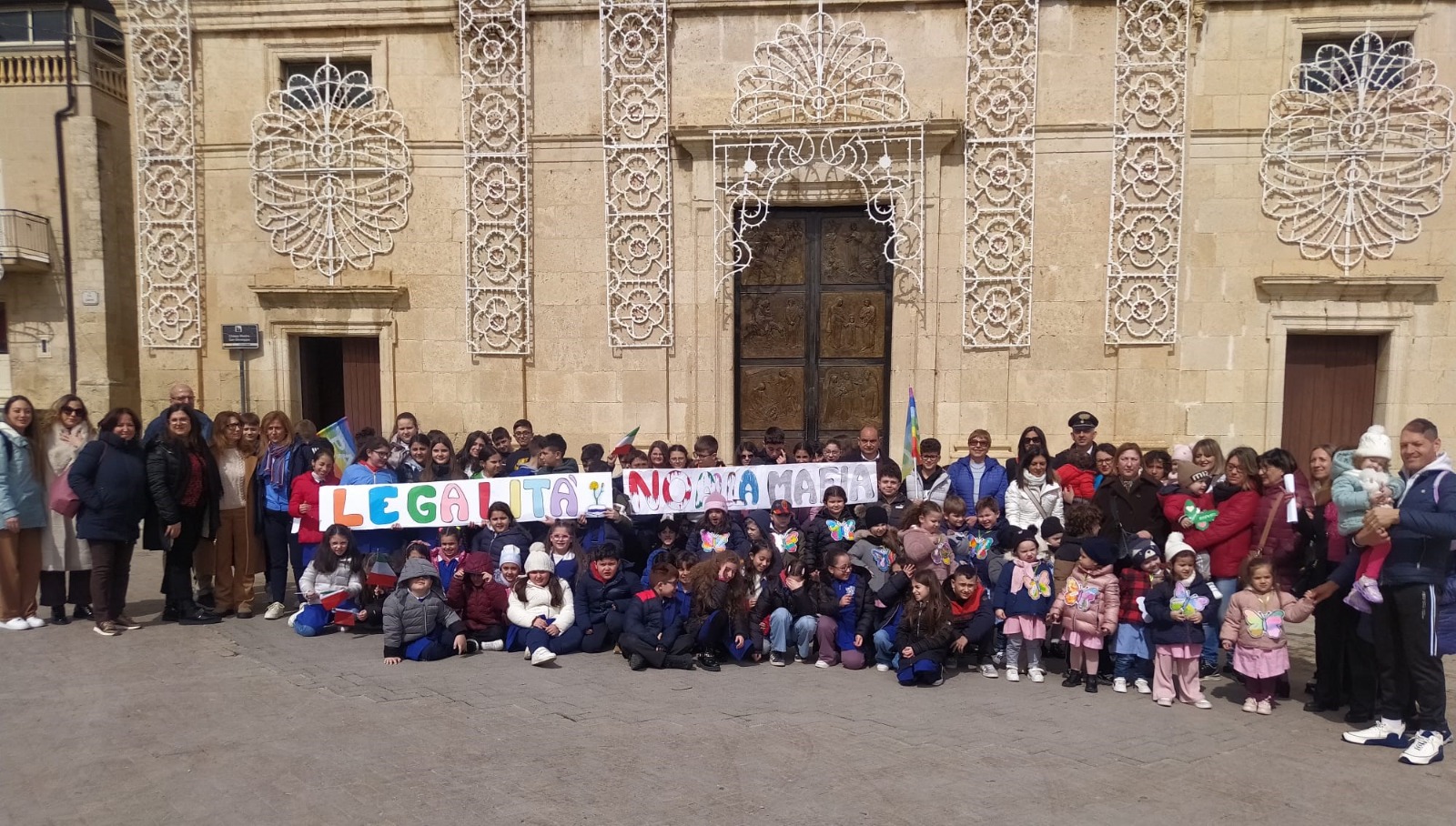 Villalba, studenti in corteo per le vittime innocenti delle mafie
